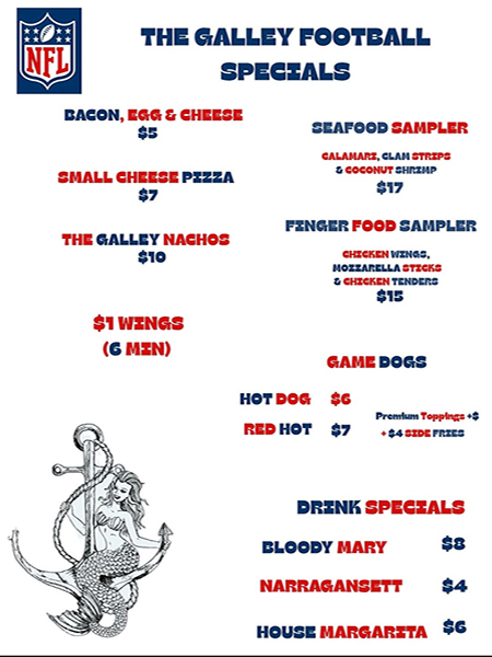 nfl specials menu